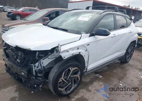 2024 Hyundai Kona N Line z USA, uszkodzony, nr VIN KM8HACA33RU166816